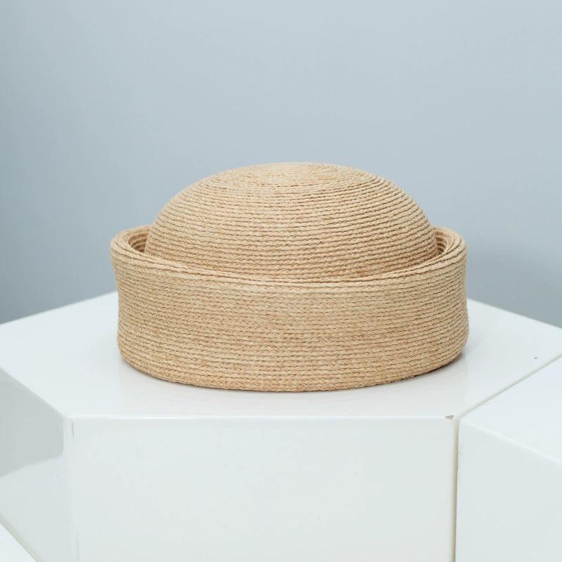 202603-luyi ins chic summer fine straw raffia sell hot fashion grass beret hat men women Leisure painter  hat