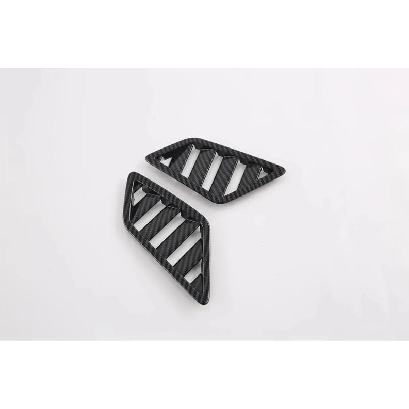 For Mitsubishi Outlander   2024 ABS Front Air Vent Cover Trims Outlet Frame Decoration Sticker Car Styling Accessories