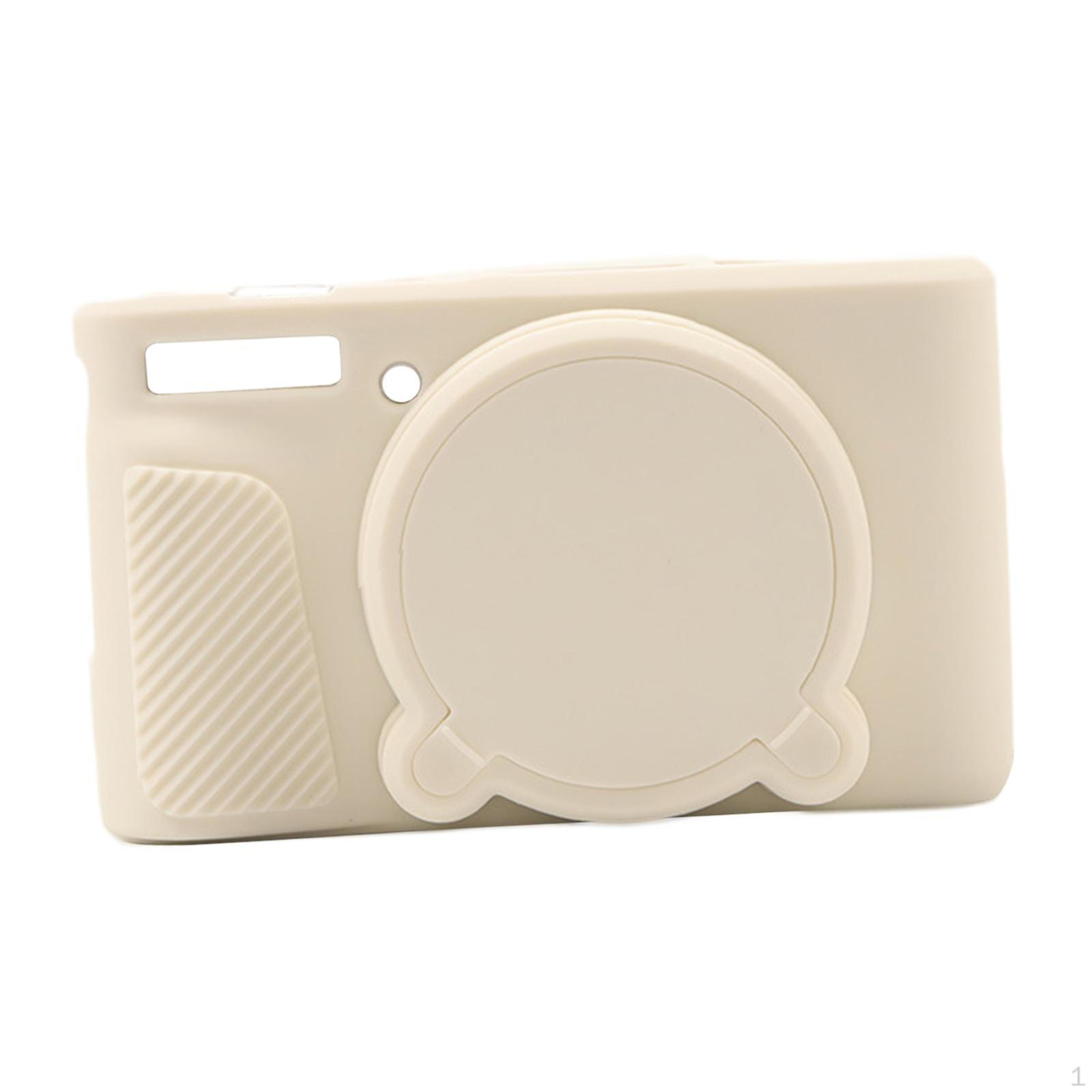 

Camera Case Cover Soft Skin Holder Sleeve for SX740 SX730 Digital Accessories White