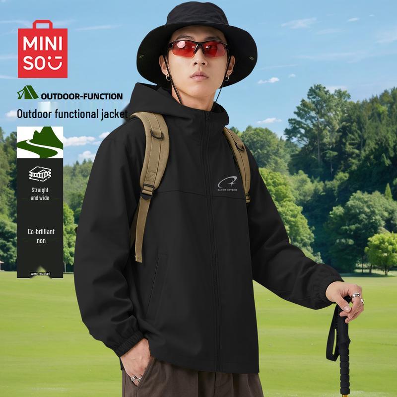 

MINISO Men s Hooded Casual Jacket L
