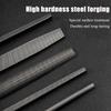 Needle File Set,Hand Metal Files, Hardened Alloy Strength Steel Set Includes Triangular, Round, and Half-Round File