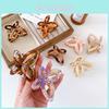 Stylish Korean Butterfly Hair Clip For Women With Elegant Hollow Design In Multiple Colors
