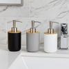 Refillable Bamboo Soap Dispenser Plastic Pump Bath Lotion Pump Jar Hand Sanitizer Bottle  Kitchen