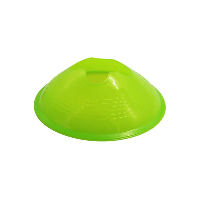 

10Pcs Soccer Disc Cones Set Soccer Training Agility Discs Dish Agile Sports Props Sport Space Cones Football Training Equipment 10pcs зелёный