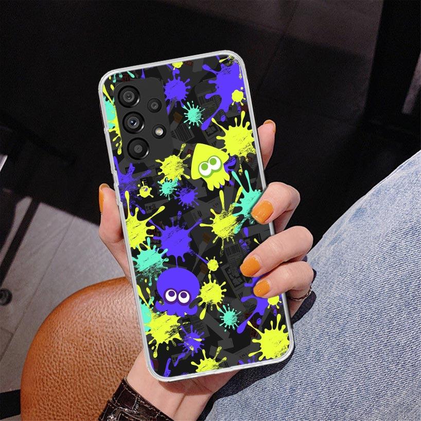 Game S-Splatoons Phone Case For Samsung Galaxy A52 A32 A22 A12 A51 A31 A50S A30S A20S A10S Note 20 Ultra 10 Plus S10 A72 A71 Gal