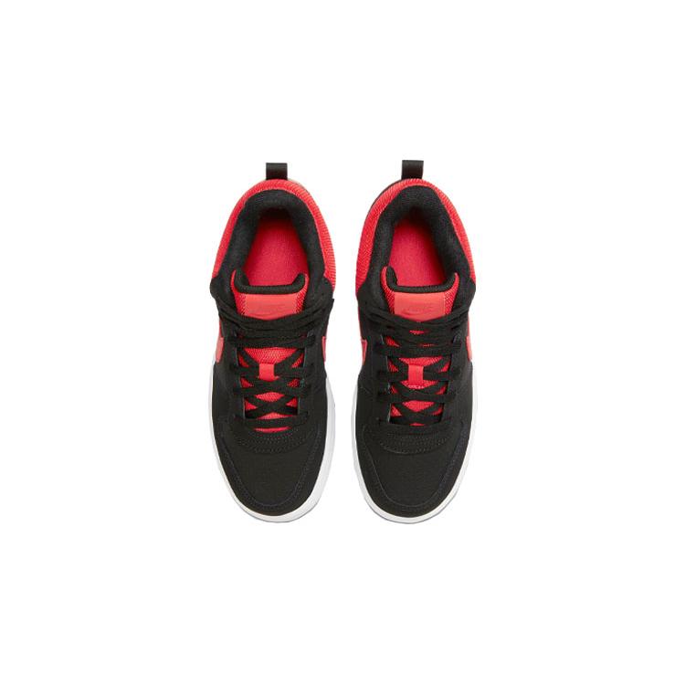 New Nike Court Borough Mid Sneakers Black/Red GS 839977-002