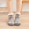 1 Pair Women's Winter Coral Velvet Snow Socks Mid Calf Warm Plush Lined Warm Mid Length Sock