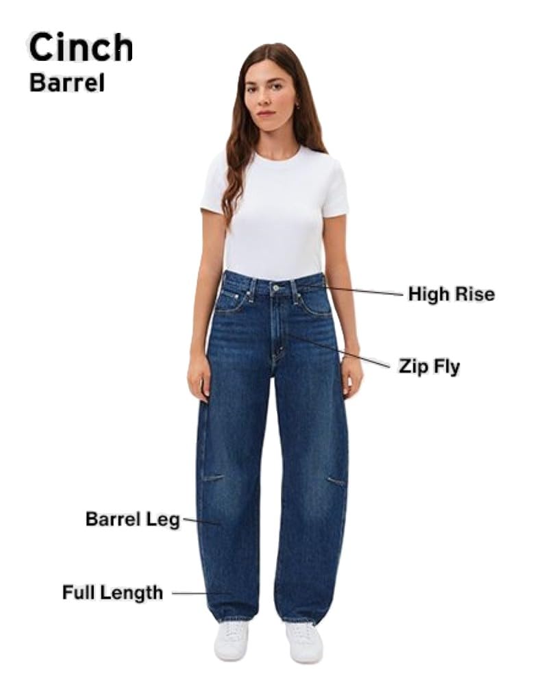 Levi's Jeans CINCH BARREL High Rise Loose Tapered Women's 003V5-0009 US W27 L31