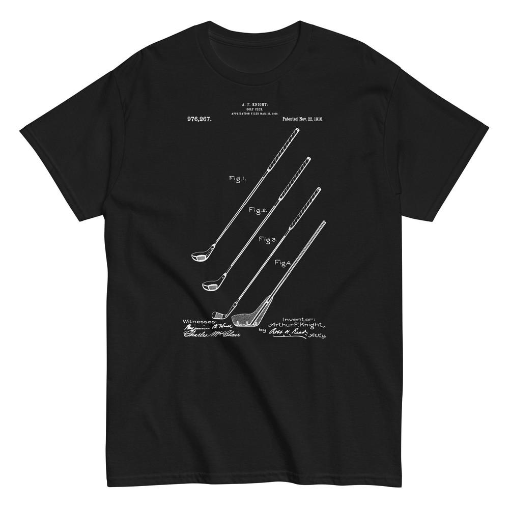 

1910 GOLF CLUB US Patent Vintage Unisex Classic T-Shirt 4XL
