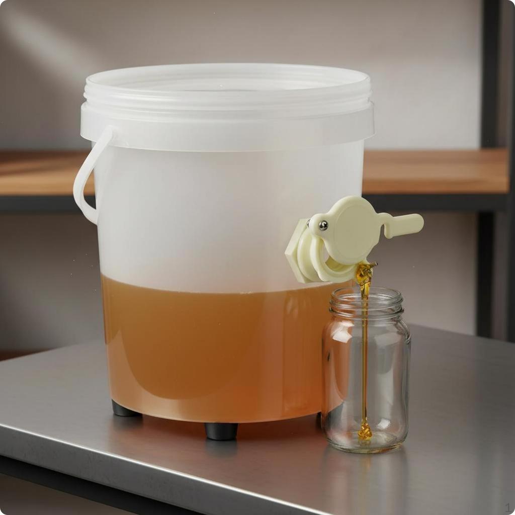 20L Honey Container with Spigot Heavy Duty Equipment for Beekeepers,