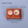 Japanese Miniature Food Simulation Playset: Sushi, Ramen, Sake Model