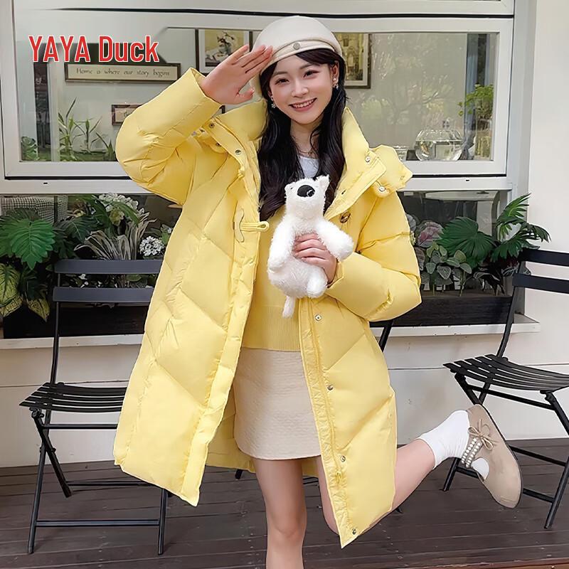 

Yaya Женская Мода Повседневная Пуховая Куртка Средней Длины L (165cm)