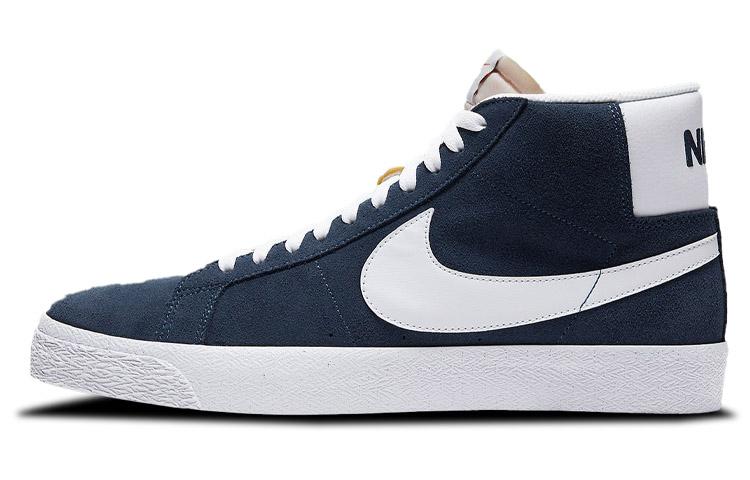 Nike Sb Zoom Blazer Mid Navy White 864349-401 38