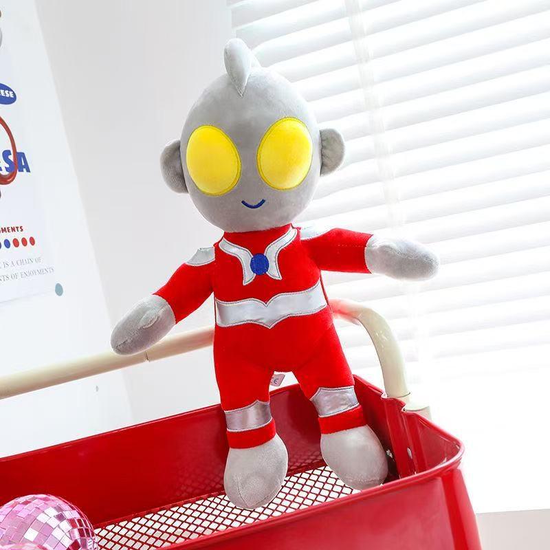 Q Version Ultraman Plush Toy - Children s Standing Doll Birthday Gift 40cm