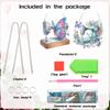 2pcs Sewing Machine Theme 2D/Flat DIY Hanging Diamond Art Kits Diamond Painting Set Diamond Art Pendant Wall Door Decoration