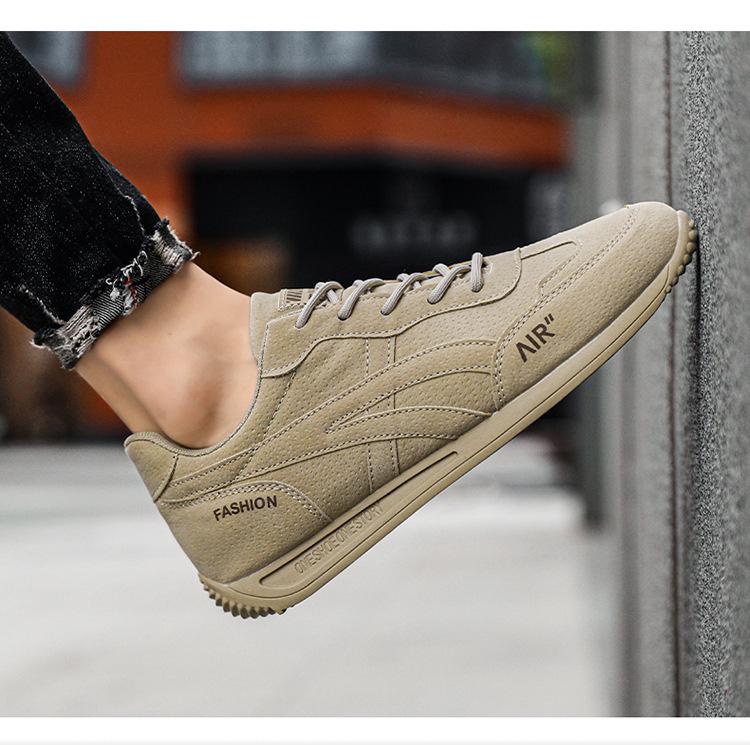 2024 Forrest Gump Retro Korean Style Men's Running & Skate Shoes - Spring Trendy Casual Waffle Design.