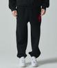 FRAME OFF Double-Fleece Applique Sweat Jogger Pants_Black