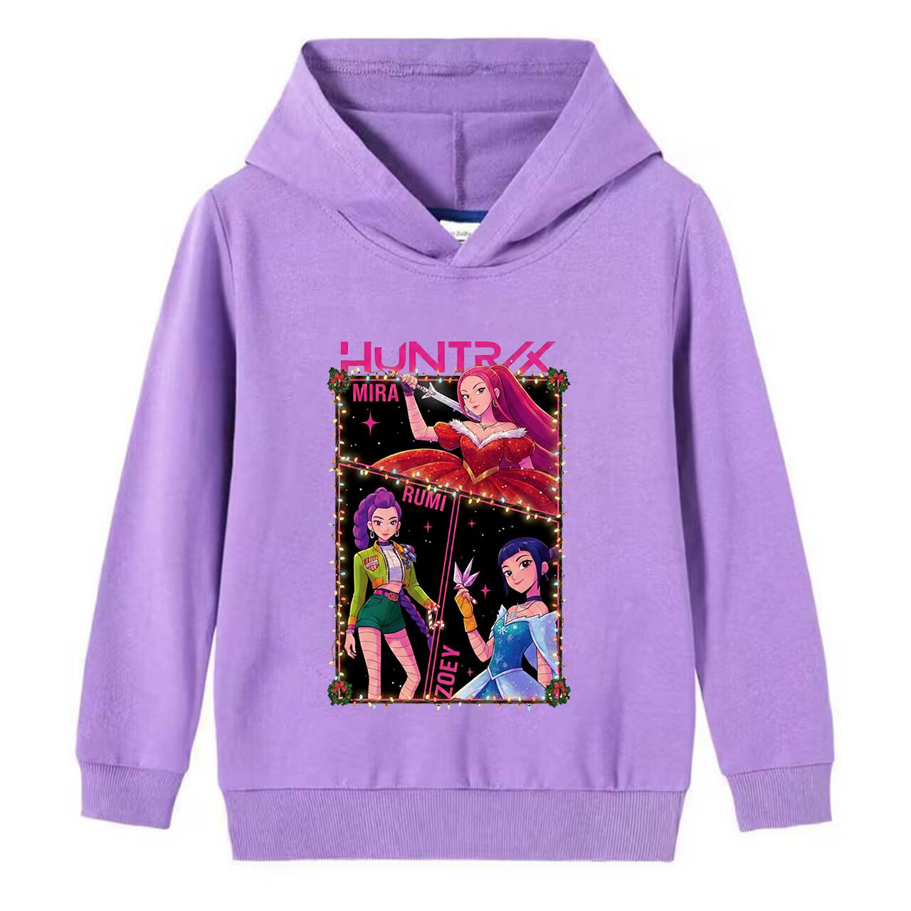 

С Рождеством! Толстовки с капюшоном для девочек и мальчиков «Охота на ведьм», оригинальный рождественский пуловер, праздничный пуловер, толстовка 100