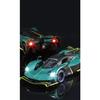 1/24 Aston Martin Valkyrie Spider Supercar Alloy Car Model Sound and Light Pull Back Children's Toy Collectibles Birthday Gift