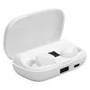 CV‑10 TWS Drahtloses Binaurales Stereo-Bluetooth-Headset HiFi-Kopfhörer Ohrhörer für Musik SportWeiß