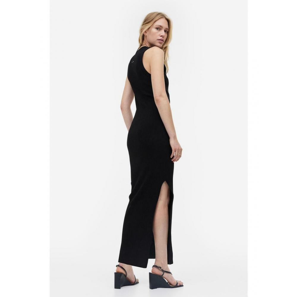 Buy H M Ribbed Jersey Dress Black 1166397001 at affordable prices  free  shipping, real reviews with photos  Joom