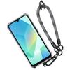 Vāciņš Samsung Galaxy A16 5G/4G - ar noņemamu siksniņu pelēkā krāsā - BOOLING