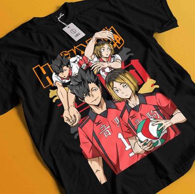 Hinata Shoyo Striscia Manga Haikyuu Haikyu Anime Maglietta Unisex T-Shirt Tee TUTTE LE TAGLIE