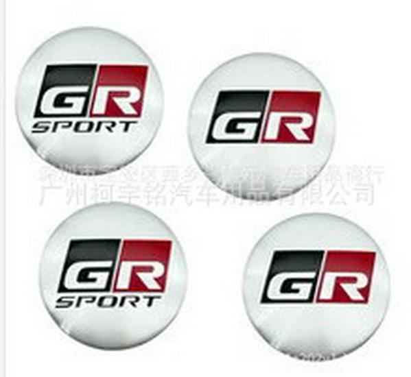 GR SPORT Car Hubcap Decoration Sticker Decal (56mm/60mm/65mm)