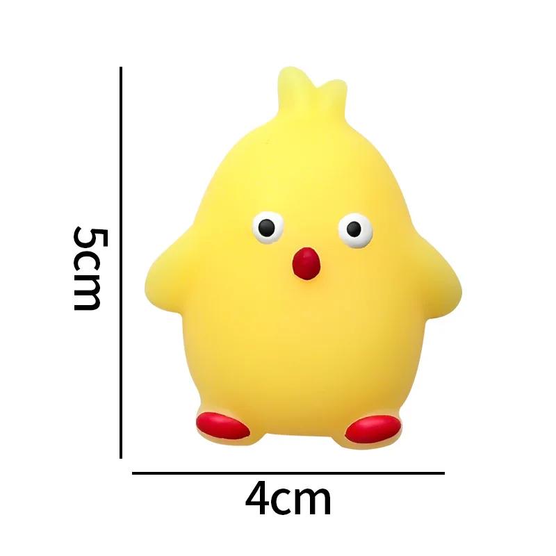 1/10/30/50/100PCS Easter Squishy Dinosaur Eggman Cute Chicken Carrot Head,Silly Dog Dumpling Stress Relief Toy Squishy