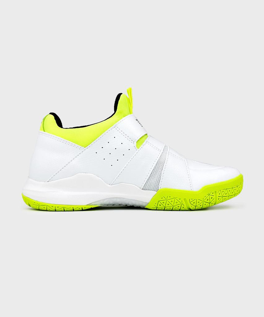 Vitro Unisex Badminton Shoes Puna 03 (White & Lime) Boa Fit System