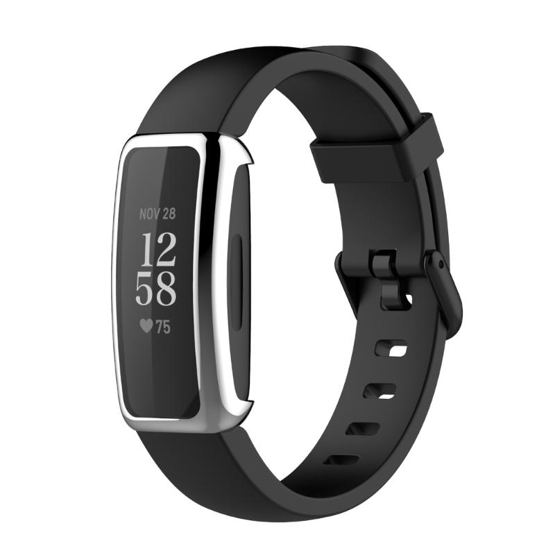 Case for Inspire 2/3 TPU Thin Plated Case Shock-Proof Cover All-Around Protective Bumper Shell Smartwatch