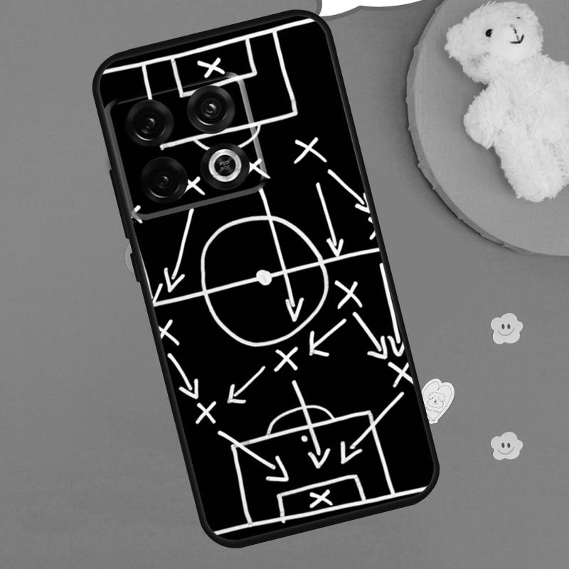 Football Soccer Tactics Time Case For OnePlus Nord CE 5 2 3 4 Lite N20 N30 OnePlus 15 13 12 11 10R 13R 12R 10T 13T Funda