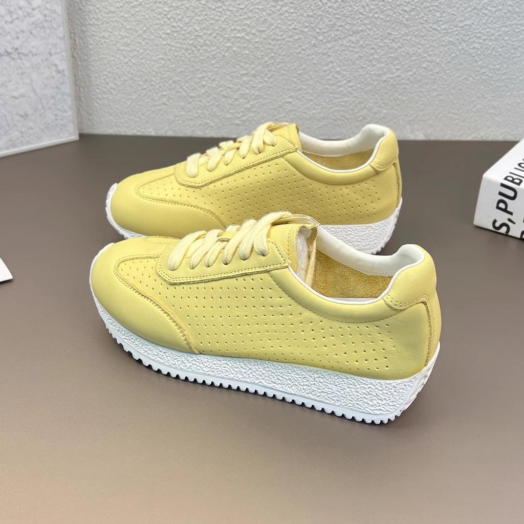 Ins Super Fire Platform White Shoes Women's Fashion Temperament Forrest Gump Shoes Versatile Height-increasing Dad Shoes Small Muffin Shoes