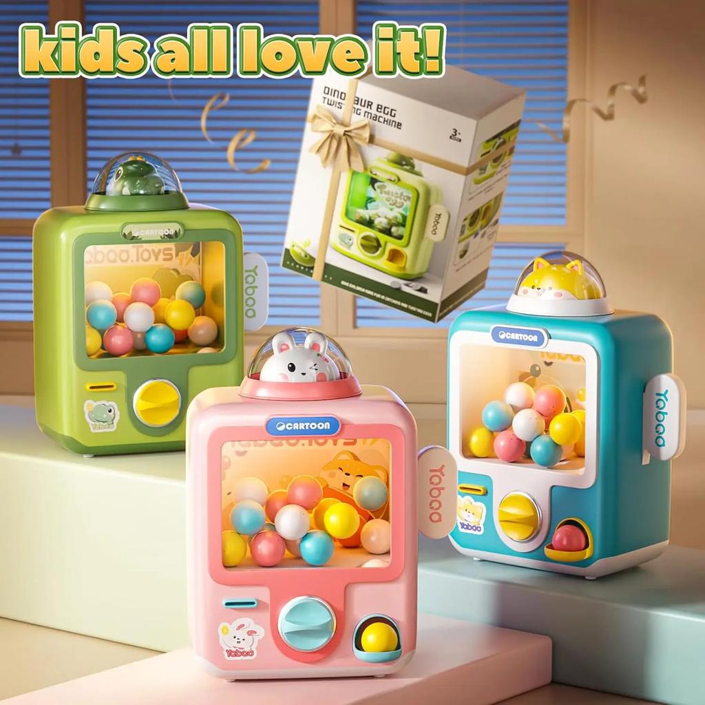 DinosaurClaw Machine Game for Kids,Mini Electronic Vending Claw Machine Arcade Game ,Prize Dispenser Toys for Girls Boys Gift