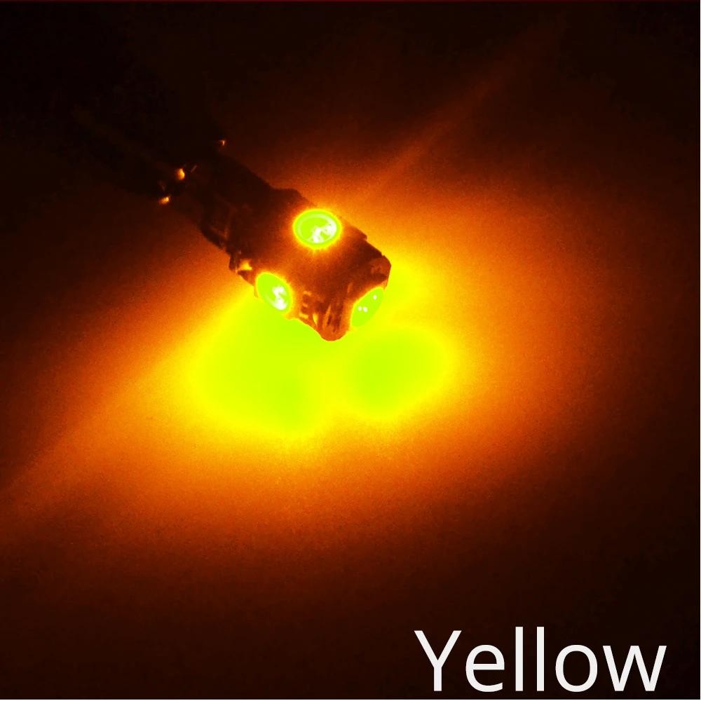 10X Auto T10 W5W 194 Car Brake Led Canbus Interior Reading Bulb Dome Dashboard Lamp 5050 5SMD Reverse Light License Plate Lamps