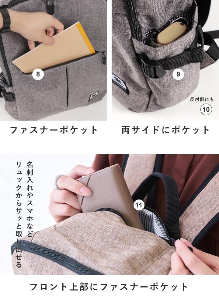 Shoop Backpack for Women, Large Backpack for Men, Perfect for Commuting, School, or As a Diaper Bag (Dark Gray)