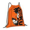 Custom DBZ Dragons Goku Ball Drawstring Bag for Training Yoga Backpacks Men Women Warrior Sports Gym Sackpack