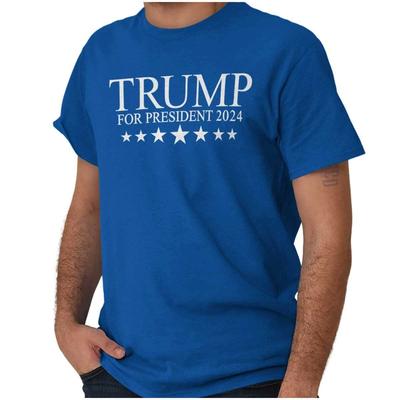 Donald Trump For President Campaign 2024 Womens or Mens Crewneck T Shirt Tee