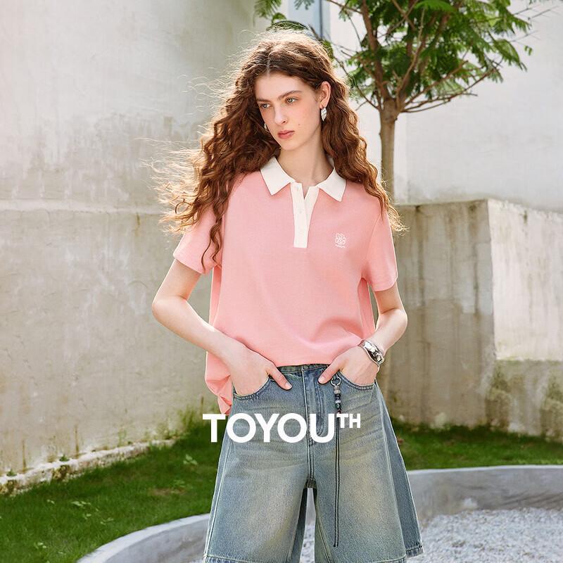 Women s Color-block Polo T-Shirt S