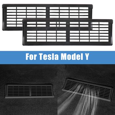 Under Seat Vent Protection Cover Car Air Outlet Cover Dustproof Protect Covers Decoration Modified Model Y Accessories 2pcs For Tesla Model Y