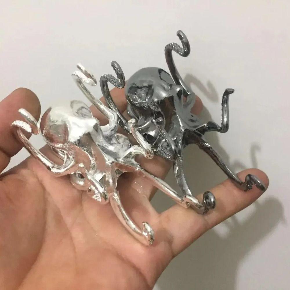 Multi-functional Octopus Mobile Phone Holder DIY Crafts Zinc Zinc Alloy Octopus Model  Car Decoration
