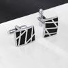 Sophisticated French Design Copper Cufflinks Nonslip Formal Attire Accessories Ergonomic Mechanism For Groomsmen
