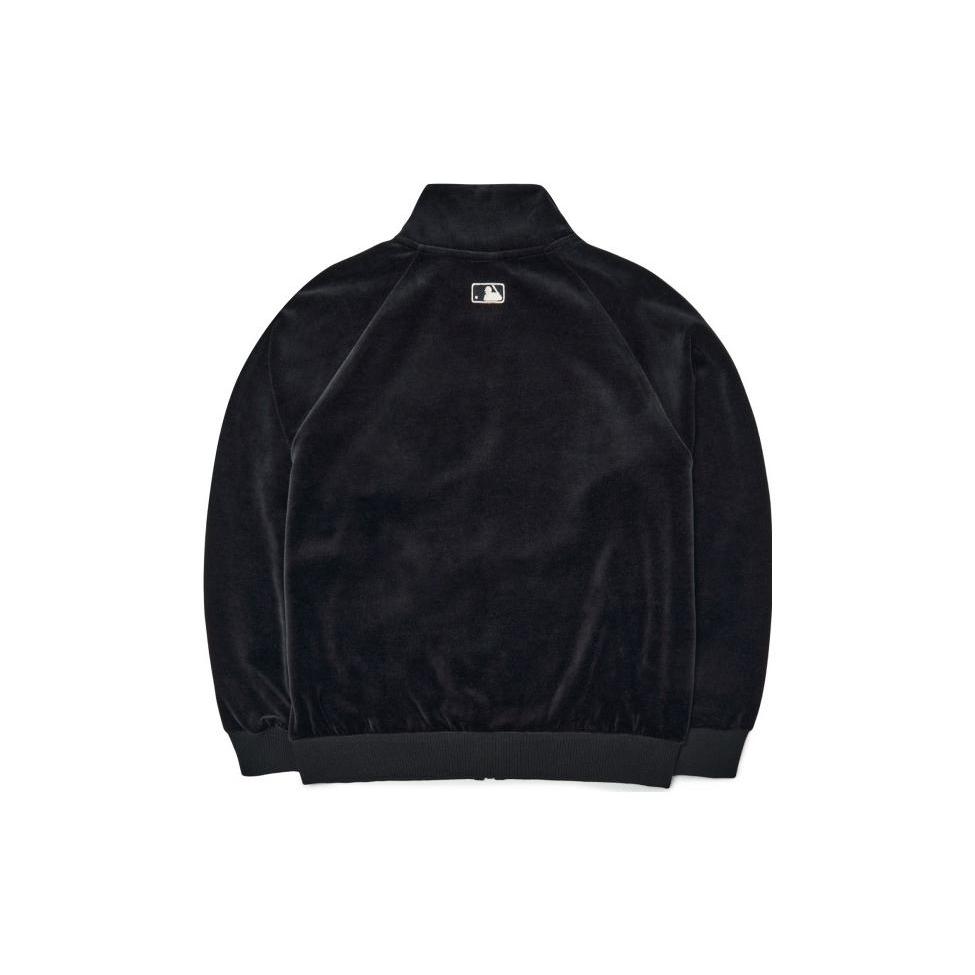 New MLB Velvet Jackets Women's Black 3ATRB0824-50BKS