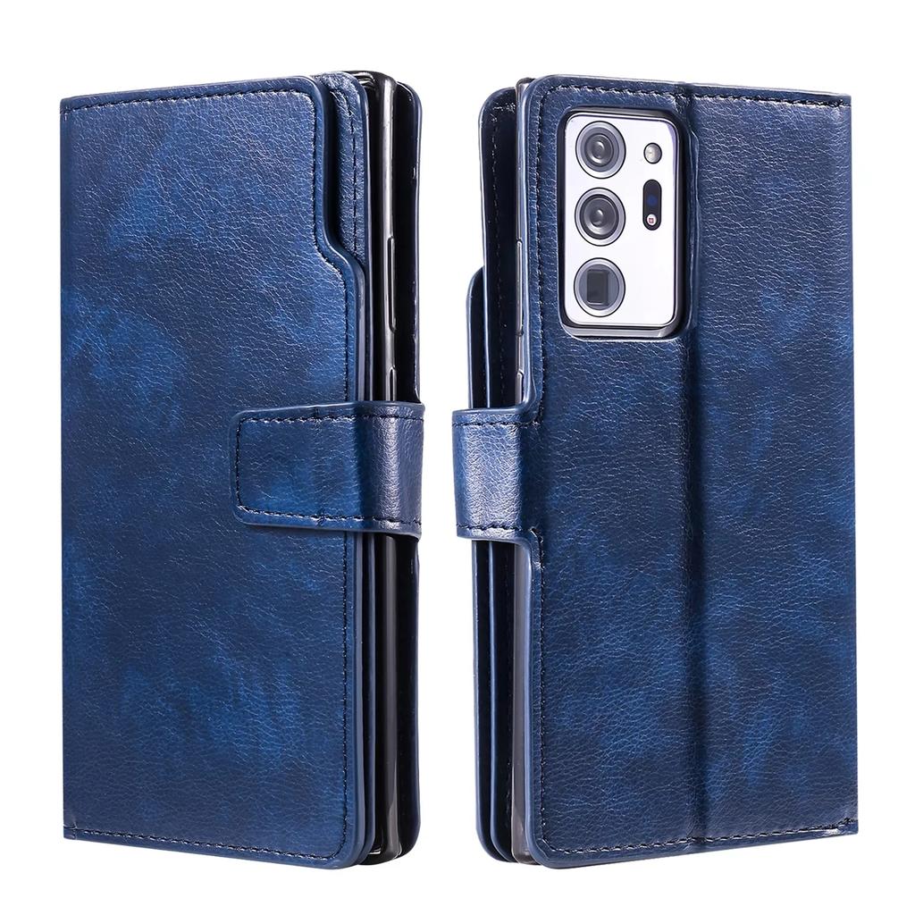 Kožené Pouzdro Pro Samsung Galaxy S24 S25 S26 Ultra S23 FE S22 S20 S21 S10 Plus Note 10 20 9 5G Flip Slot Na Karty Peněženka Kryt Na Telefon