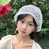Soft Head Scarves for Women Lightweight Lace Flower Embroidery Hair Scarf Hair Kerchief Bandanas for Everyday Hairstyles