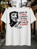 Ultimo Sänger Liedtext Mit Graustufen Mikrofon Porträt Tätowierte Hand Roter Italienischer Liedtext Und Unisex Alles T-Shirt