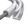 1PC 1/2/3/5/10M TV Cable Management Cord Hider Cord Organizer Raceway Kit System Covers Cables PVC Trunking Channel Cable