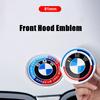 Emblemat na maskę przednią z logo BMW na 50-lecie 81mm+Znaczek tylny 74mm+Dekielek na piastę koła 68mm+Naklejka na kierownicę 56mm 46mm