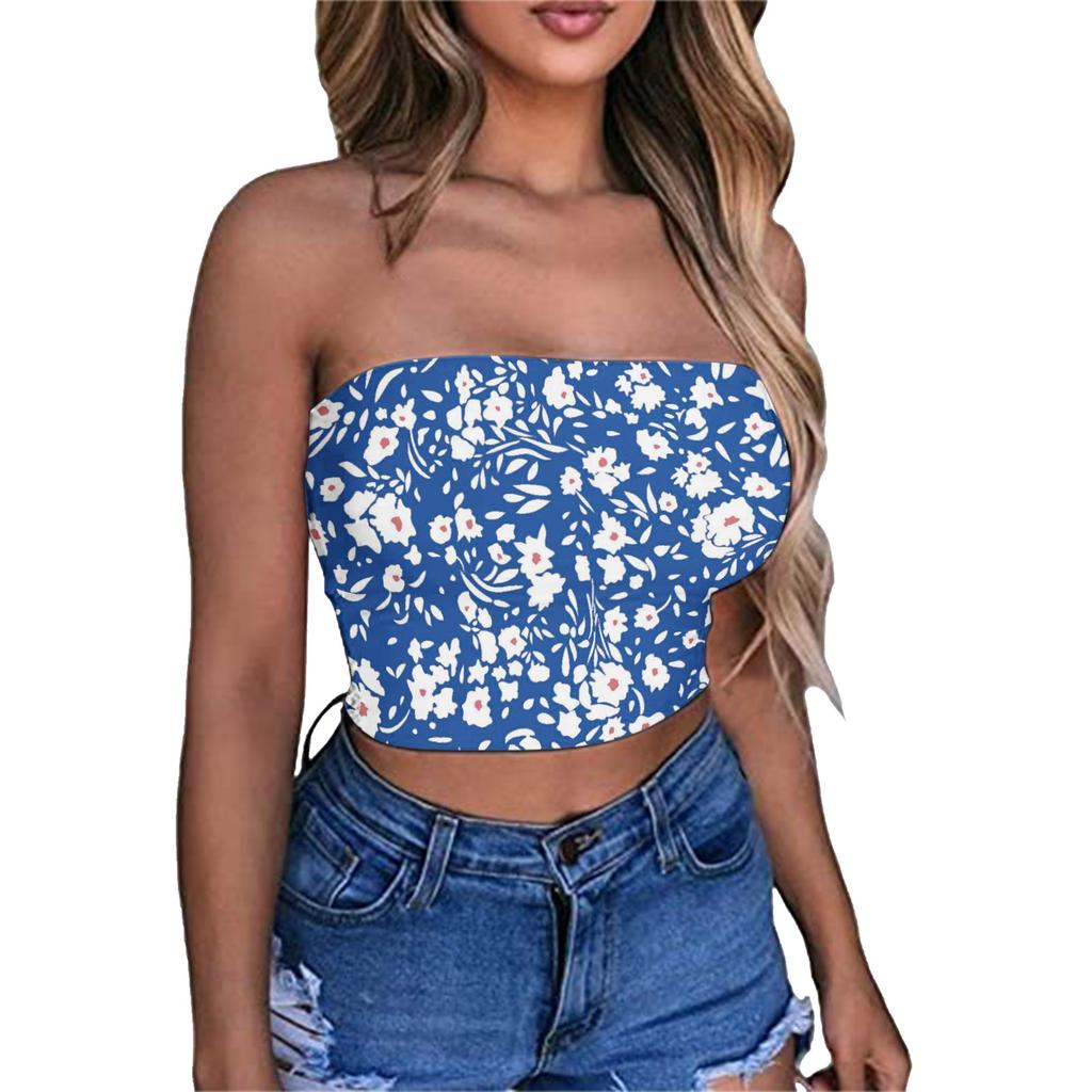 Crop Tops For Women Sexy Cami Tank Summer Tube Sleeveless Camisole Shirt Vest