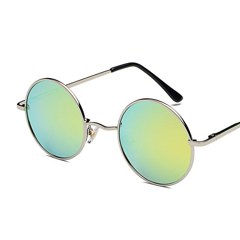 Creative Retro Sunglasses Sunshade Anti-ultraviolet Unisex Polarized Artistic Glasses Round